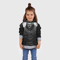 Толстовка-худи детская Rengar LoL, цвет: 3D-меланж — фото 2