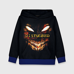 Толстовка-худи детская Disturbed Demon, цвет: 3D-синий