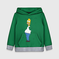 Детская толстовка Гомер в кустах