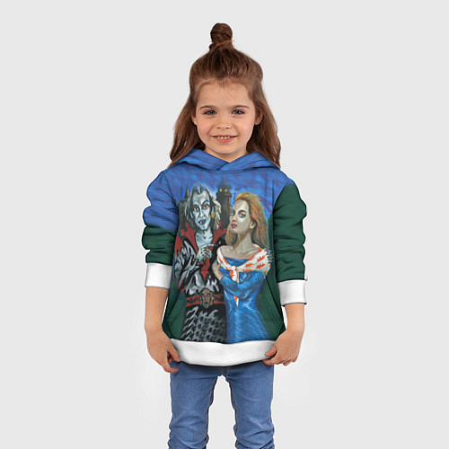 Детская толстовка Король и Шут / 3D-Белый – фото 4