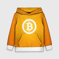 Детская толстовка Bitcoin Orange