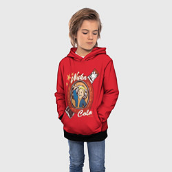 Толстовка-худи детская Fallout: Nuka Cola, цвет: 3D-черный — фото 2