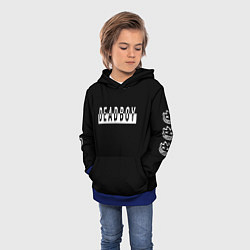 Толстовка-худи детская DeadBoy, цвет: 3D-синий — фото 2