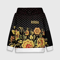 Детская толстовка Russia: black edition