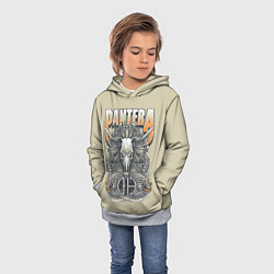 Толстовка-худи детская Pantera: Wild Goat, цвет: 3D-меланж — фото 2