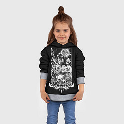 Толстовка-худи детская Dethklok: Metalocalypse, цвет: 3D-меланж — фото 2