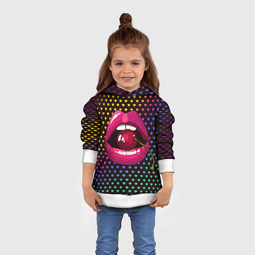 Детская толстовка Pop art / 3D-Белый – фото 4