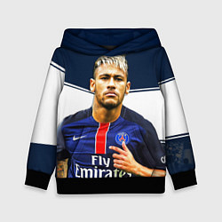 Толстовка-худи детская Neymar: Fly Emirates, цвет: 3D-черный