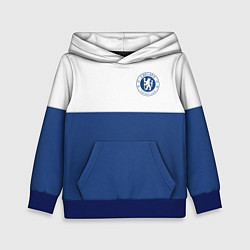 Толстовка-худи детская Chelsea FC: Light Blue, цвет: 3D-синий