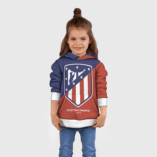 Детская толстовка Atletico Madrid FC 1903 / 3D-Белый – фото 4