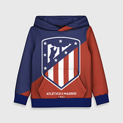 Толстовка-худи детская Atletico Madrid FC 1903, цвет: 3D-синий