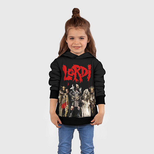 Детская толстовка LORDI / 3D-Черный – фото 4