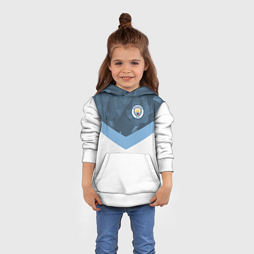 Детская толстовка Manchester City FC: Sport / 3D-Белый – фото 4