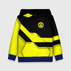 Толстовка-худи детская BVB FC: Yellow style, цвет: 3D-синий