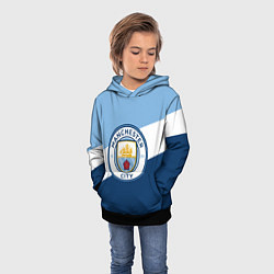 Толстовка-худи детская FC Manchester City: Colors, цвет: 3D-черный — фото 2
