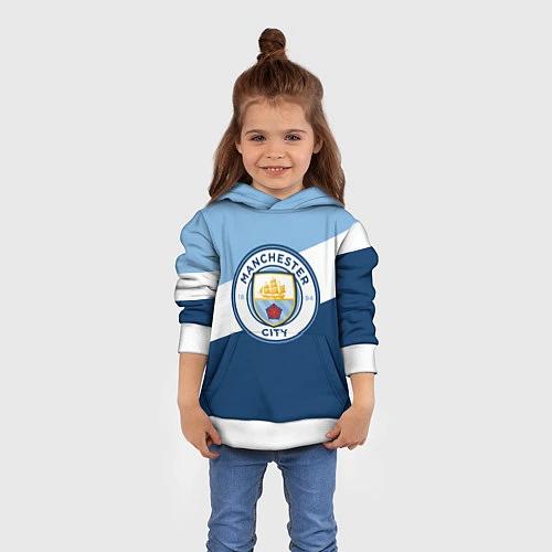 Детская толстовка FC Manchester City: Colors / 3D-Белый – фото 4