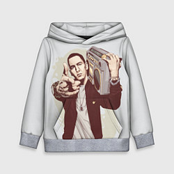 Толстовка-худи детская Eminem: Street Music, цвет: 3D-меланж