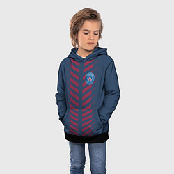 Толстовка-худи детская FC PSG: Creative, цвет: 3D-черный — фото 2