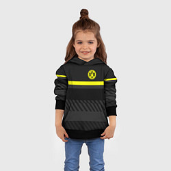 Толстовка-худи детская FC Borussia 2018 Original #3, цвет: 3D-черный — фото 2