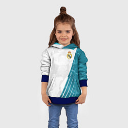 Толстовка-худи детская FC Real Madrid: Abstract, цвет: 3D-синий — фото 2