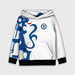 Толстовка-худи детская FC Chelsea: White Lion, цвет: 3D-черный
