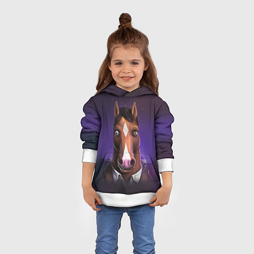 Детская толстовка BoJack / 3D-Белый – фото 4