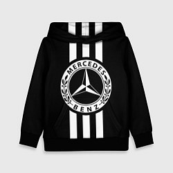 Толстовка-худи детская Mercedes-Benz Black, цвет: 3D-черный