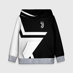 Толстовка-худи детская FC Juventus: Star, цвет: 3D-меланж