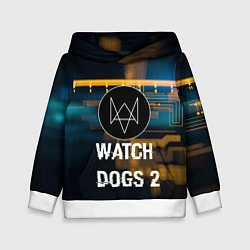 Толстовка-худи детская Watch Dogs 2: Tech Scheme, цвет: 3D-белый