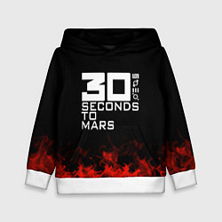 Детская толстовка 30 Seconds to Mars: Red Flame