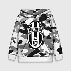 Толстовка-худи детская FC Juventus: Camouflage, цвет: 3D-белый
