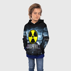 Толстовка-худи детская S.T.A.L.K.E.R: Полина, цвет: 3D-синий — фото 2