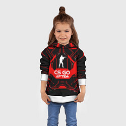 Толстовка-худи детская CS:GO - Артём, цвет: 3D-белый — фото 2