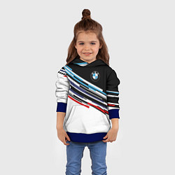 Толстовка-худи детская BMW BRAND COLOR БМВ, цвет: 3D-синий — фото 2