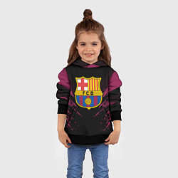 Толстовка-худи детская Barcelona FC: Sport Fashion, цвет: 3D-черный — фото 2