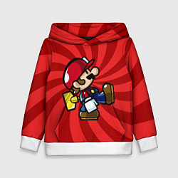 Детская толстовка Super Mario: Red Illusion