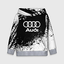 Толстовка-худи детская Audi: Black Spray, цвет: 3D-меланж