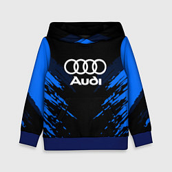 Толстовка-худи детская Audi: Blue Anger, цвет: 3D-синий