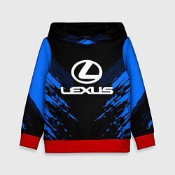 Толстовка-худи детская Lexus: Blue Anger, цвет: 3D-красный
