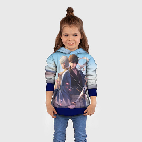 Детская толстовка Gintama / 3D-Синий – фото 4