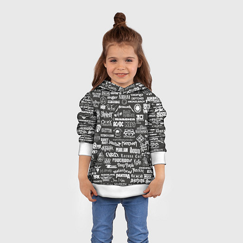 Детская толстовка Rock Star / 3D-Белый – фото 4