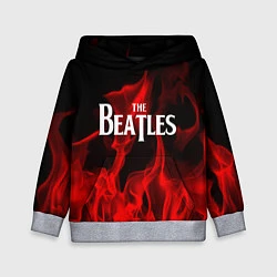 Толстовка-худи детская The Beatles: Red Flame, цвет: 3D-меланж