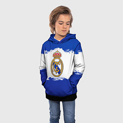 Толстовка-худи детская Real Madrid FC, цвет: 3D-черный — фото 2