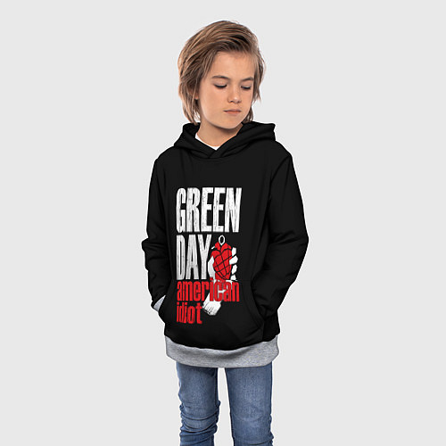 Детская толстовка Green Day: American Idiot / 3D-Меланж – фото 3