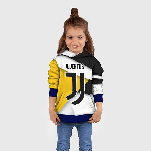Детская толстовка FC Juventus / 3D-Синий – фото 4
