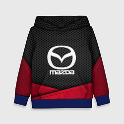 Толстовка-худи детская Mazda: Grey Carbon, цвет: 3D-синий