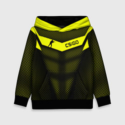 Детская толстовка CS:GO Yellow Carbon