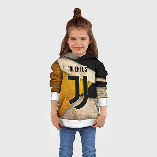 Детская толстовка FC Juventus: Old Style / 3D-Белый – фото 4