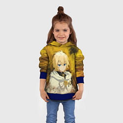 Толстовка-худи детская Mikaela Hyakuya, цвет: 3D-синий — фото 2