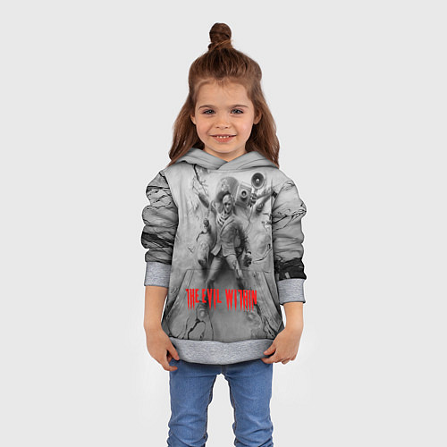 Детская толстовка The Evil Within / 3D-Меланж – фото 4